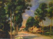 Pierre Renoir The Road To Essoyes oil painting reproduction